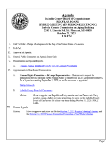 preview image of first page October 21, 2025 Agenda