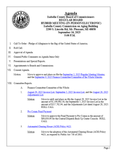 preview image of first page September 16, 2025 Agenda