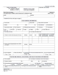 preview image of first page Friend of the Court Case Questionnaire