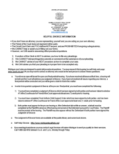 preview image of first page Helpful Divorce Information