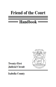 preview image of first page Friend of the Court Handbook