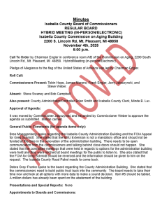 preview image of first page November 4, 2025 Regular Meeting Minutes