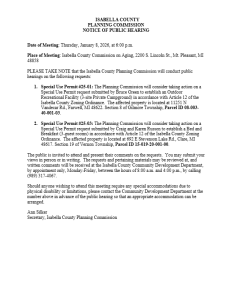 preview image of first page January 8, 2026 Public Hearing Notice