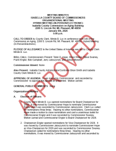 preview image of first page January 6, 2026 Organizational Meeting Agenda