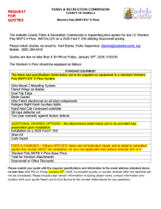 preview image of first page Western Poly MVP3 8’6″ V-Plow RFQ