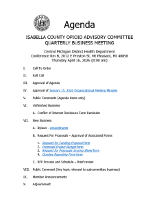 preview image of first page April 16, 2026 Quarterly Agenda