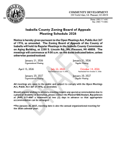 preview image of first page Amended 2026 Meeting Schedule