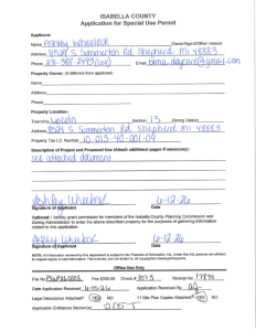 preview image of first page Special Use Permit #26-02 Group Child Care Home – Lincoln Township