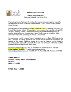 preview image of first page Herrick Park Area Sidewalk Concrete – RFQ