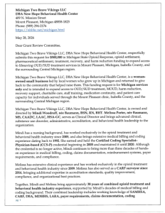 preview image of first page Michigan Two Brave Vikings LLC Opioid Committee RFP