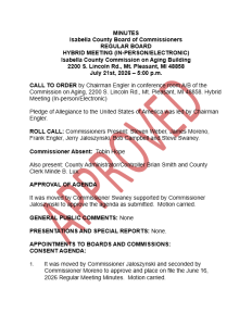 preview image of first page July 21, 2026 Regular Meeting Minutes