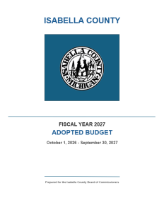 preview image of first page Fiscal Year 2027 Adopted Budget