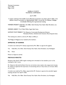 preview image of first page July 9, 2026 Approved Minutes